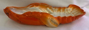 Plato de apio de cerámica de langosta Royal Bayreuth RARO - Imagen 1 de 8