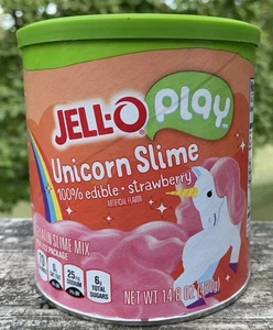 JELLO Play EINHORNSCHLEIM Set essbare Erdbeergelatine - versiegelt - Bild 1 von 5