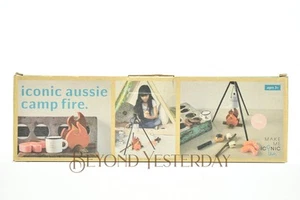 NEW: MAKE ME ICONIC KIDS - ICONIC AUSSIE CAMP FIRE - WOODEN TOY PLAY SET - 3+ - Picture 1 of 4