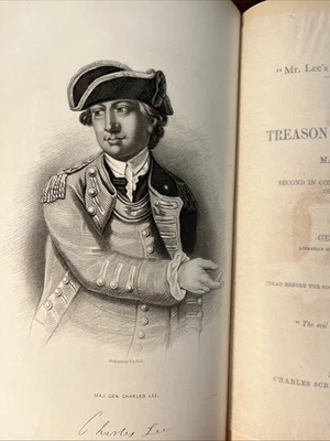 1860 Treason Of Charles Lee; Revolutionary War  Foto 1 de 4