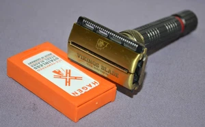 Vikings Blade The Emperor Adjustable Double Edge Safety Razor W/Box of Blades - Bild 1 von 10