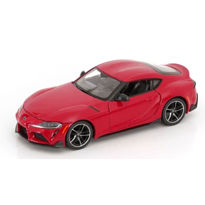 TOYOTA SUPRA GR 2022 RED 1:24 Maisto Auto Stradali Modellino Nuovo - Immagine 1 di 4