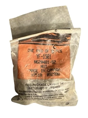 Ford Genuine Motorcraft A/C Compressor Drive Nuts YF-1581 N620481-S2 - Image 1 of 2