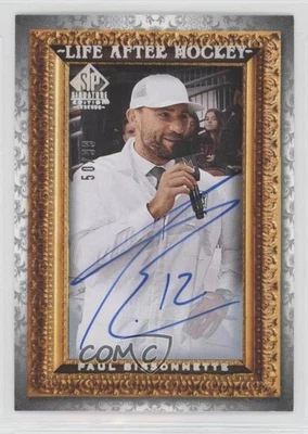 2020 SP Signature Edition Legends Silver Spectrum Foil /99 Paul Bissonnette Auto - Image 1 of 2