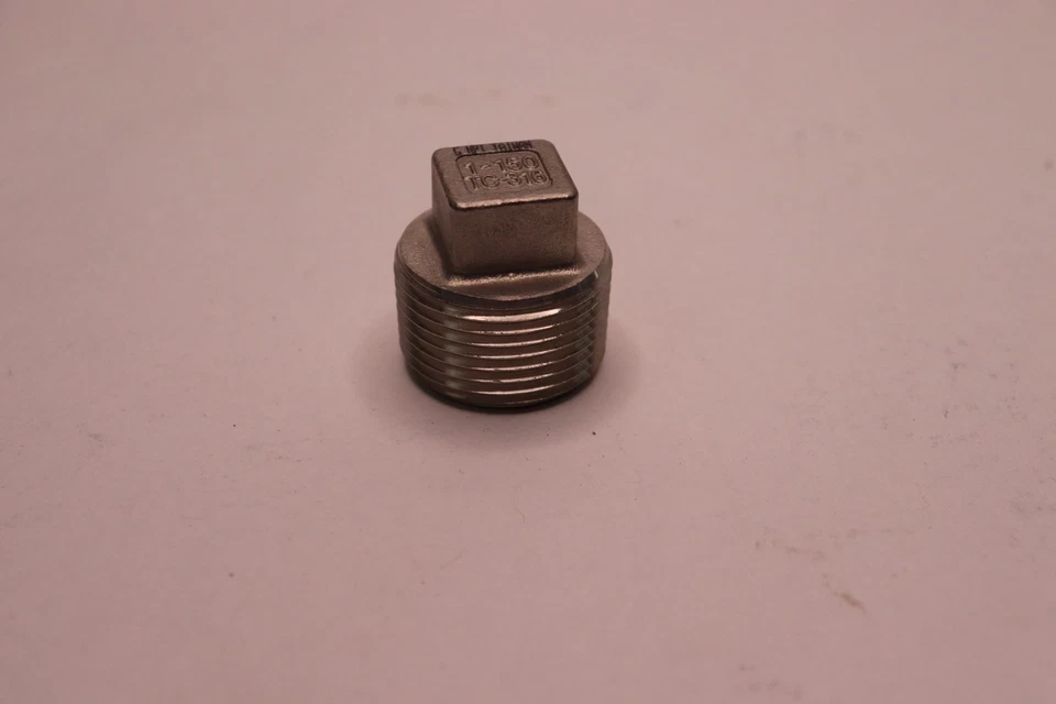 Hex Plug 316 Stainless Steel Class 150 1" NPT 1-150-TC-316 - Image 1 of 1