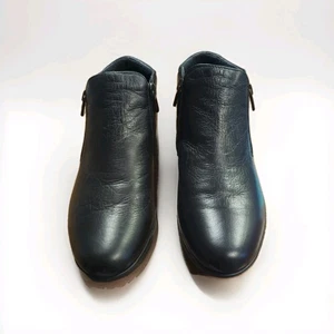 Munro Ankle Boots for Women Black Double Zip, Size 7.5M  - Picture 1 of 9