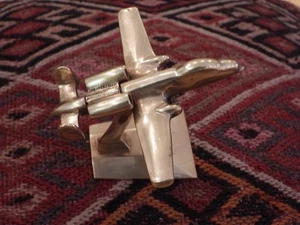 Vintage kleines A-10 Thunderbolt II Messing Modellflugzeug - Bild 1 von 8