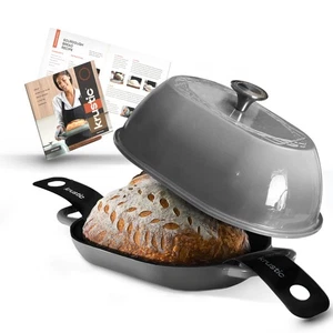 Four hollandais en fonte émaillée pour cuisson professionnelle au pain au levain | 5,5 Q... - Photo 1/9