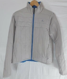 NIKE ACG Women's Size S Reversible Zip Sleeve Blue/Gray Thermal Jacket - Picture 1 of 6