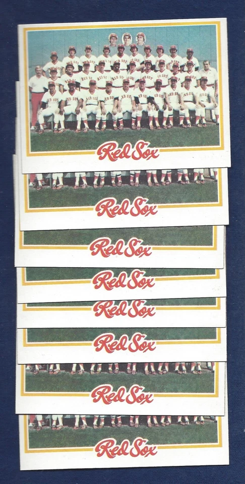 ONE RAZOR SHARP 1978 TOPPS #424 BOSTON RED SOX TEAM CARD CHECKLIST .99 SHIP - Image 1 of 1