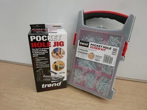 TREND PH/JIG POCKET HOLE JIG + 850 MIXED SCREWS PH/SCW/PK1 - Picture 1 of 2