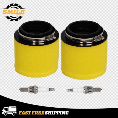 2 Dual Stage Air Filter for Arctic Cat 375 400 454 500 4X4 ATV 0470-391 0470-322 - Image 1 of 4