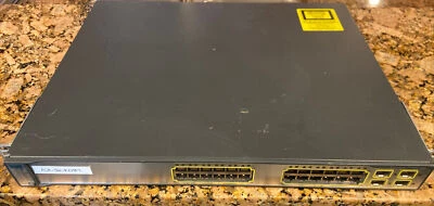 CISCO SYSTEMS WS-C3750G-24TS-S1U V03 24 Port Ethernet Switch - Image 1 of 4