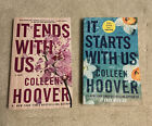 Combo of 2 book set (IT ENDS WITH US   IT STARTS WITH US) by Colleen Hoover