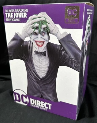 DC Direct THE JOKER Purple Craze Brian Bolland Numerada Edición Limitada Estatua ✅ Foto 1 de 4