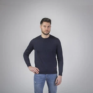 MARIA DI RIPABIANCA MAGLIONE GIROCOLLO UOMO CASHMERE 100% MADE IN ITALY - Picture 1 of 56