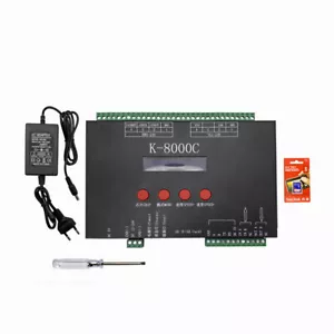 DMX512 LED Pixel RGB Color K-8000C Controller 5-24V For WS2811 WS2812 LED strip - Picture 1 of 9