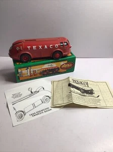 1994 ERTL Texaco 1934 Diamond T Doodle Bug Tanker - Diecast Coin Bank B195 - Picture 1 of 9