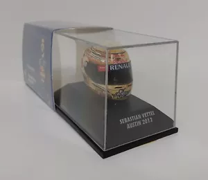 Diecast Model Helmet Car Formula 1 Minichamps 1:8 Vettel 2012 F1 Modeling - Picture 1 of 2