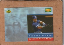 1995 Denny's Hologram Set Break Roberto Alomar Toronto Blue Jays #01 MINT