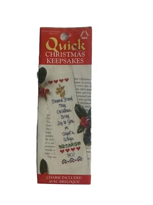 Quick Christmas Keepsakes - Joy Bookmark Kit - NIP - 113511 - Leisure Arts - Image 1 of 2