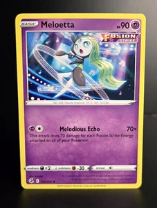 Pokémon TCG - MELOETTA - 124/264 - Rare - Fusion Strike (2021) - NM/MINT - Picture 1 of 1