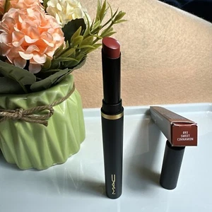 MAC Powder Kiss Velvet Blur Slim Lip Stick, 893 SWEET CINNAMON 0.07 oz / 2 g NIB - Picture 1 of 7