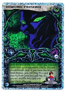 Yu Yu Hakusho TCG Demonic Presence S34 Exile Spirit Rare 1st Ed Speckles Foil NM - Picture 1 of 2