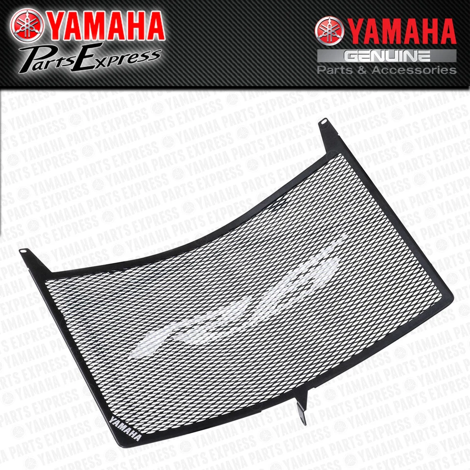 NEW 2017 - 2020 YAMAHA YZF-R6 YZFR6 BLACK RADIATOR GUARD SCREEN BN6-E24D0-T0-00 - Image 1 of 1