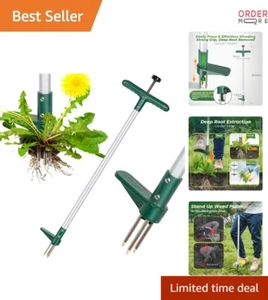 Weed Puller Garden Tool Long Handle Claw for Weeding Roots Lawn Yard - Picture 1 of 9