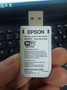 ELPAP07 USB Wi-Fi Adapter Wireless LAN For EPSON Projector WN7512BEP 802.11B/G/N - Bild 1 von 2