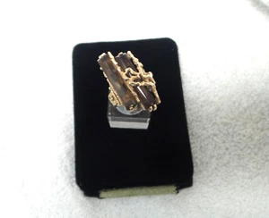 Ladies 10kt Yellow Gold Smoky Quartz Ring - Picture 1 of 8