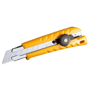 Cutter OLFA L-1 ABS lama 18mm kevlar grafite linoleum cartongesso made in Japan - Foto 1 di 7