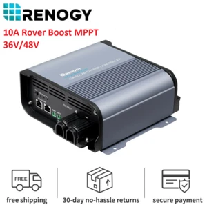 Carros de golf Renogy 36V/48V Rover Boost 10A MPPT controlador de carga solar con RS485 - Imagen 1 de 8