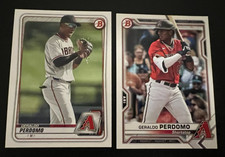 Geraldo Perdomo Rookie CARD RD 2021 Bowman BP-109 Diamondbacks BD89 WORLD SERIES