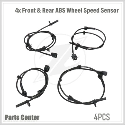 For Nissan Pathfinder 13-20 Infiniti QX60 4Pcs ABS Wheel Speed Sensor Front&Rear - Image 1 of 4