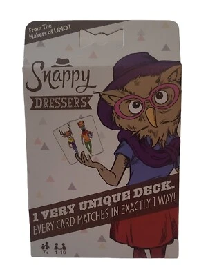 Mattel Games Card Game Snappy Dressers Unique Deck Every Card Matches 1 Way NEW - Image 1 of 3