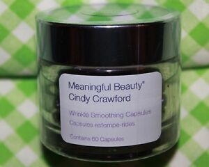 Meaningful Beauty Cindy Crawford Wrinkle Smoothing Capsules 60ct Factory Sealed