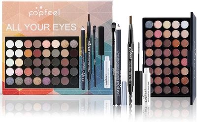 Trousse Di Trucchi, Set Professionale Completo, Viaggio Cosmetics Tavolozza Kit  - Immagine 1 di 4