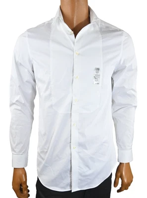 Calvin Klein мужской смокинг платье рубашка M 15-15,5 32/33 белый регулярный крой эластичной - Изображение 1 из 4