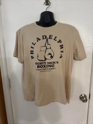 SUPERRARA X Camiseta Rocky Balboa Mighty Micks Película Para Hombres X-Grande Filadelfia Boxeo Foto 1 de 4