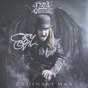 VINILO HOMBRE ORDINARIO FIRMADO AUTOGRAFIADO OZZY OSBOURNE - Imagen 1 de 2