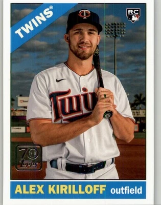 2021 Topps Alex Kirilloff 70 Years of Topps Baseball #70YT-16 Minnesota Twins - Image 1 of 2