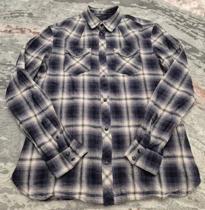 AllSaints Ballast Long Sleeve Check Shirt Size Large - Picture 1 of 8