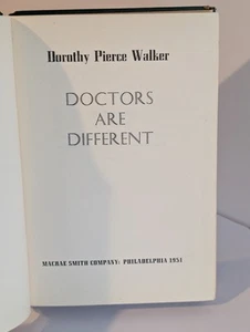*Signed* Doctors Are Different (Dorothy Pierce Walker, 1956) Hardcover Harlequin - Picture 1 of 11