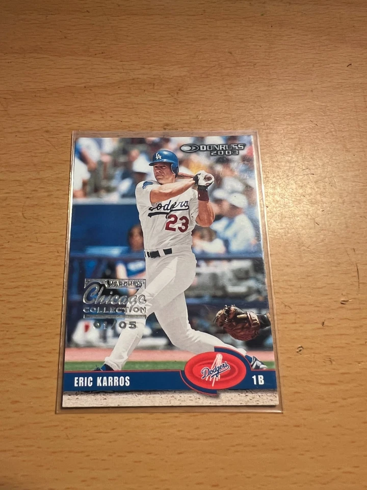 2003 DONRUSS МАРТА ЧИКАГО КОЛЛЕКЦИИ SSP #1/5 ЭРИК КАРРОС - Изображение 1 из 1