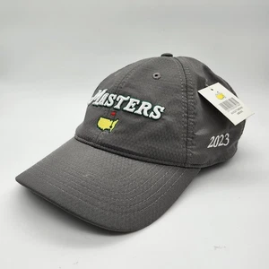 2023 Masters Golf Hat Performance Tech Grey Hat Augusta National NWT Cap - Picture 1 of 9