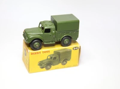 Camión de Carga Dinky 641 Army 1 Tonelada En Caja Original - Modelo De Colección Años 50 Casi Como Nuevo Foto 1 de 4