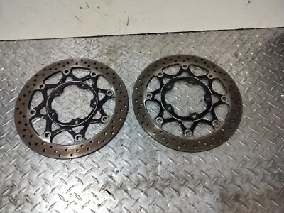 2006-2007 SUZUKI GSXR 600 750 OEM FRONT ROTORS 2005-2008 GSXR 1000 - Image 1 of 4