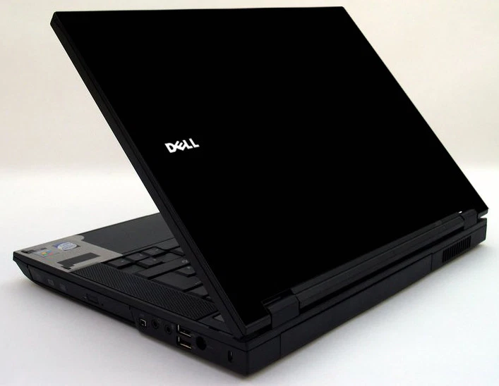 Adesivo de capa de vinil preto compatível com notebook Dell Latitude E5500 - Imagem 1 de 1